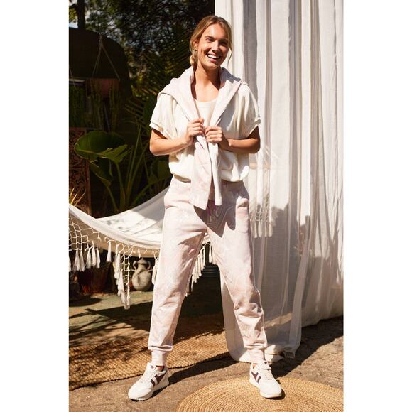 New Anthropologie The Upside Long Island Marbled Joggers $169 X-SMALL / US 4 - Picture 3 of 4